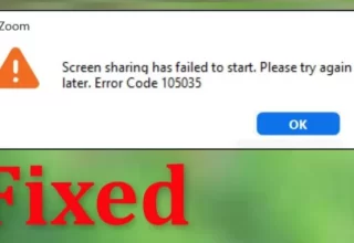 Screen sharing has failed to start hatası Çözümü